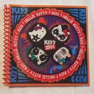 Hello Kitty KISS Spiral Notebook Vintage